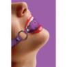 Mordaza Bola Transpirable Ouch Ball Gag Violeta