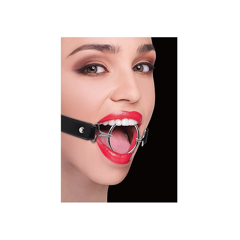 Mordaza Con Anillo Ouch Ring Gag XL Negra