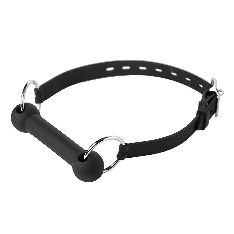 Mordaza Silicona Cilindro Mr. Ed Lockable Bit Gag