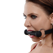 Mordaza Silicona Cilindro Mr. Ed Lockable Bit Gag