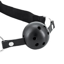 Mordaza Transpirable BDSM Negra
