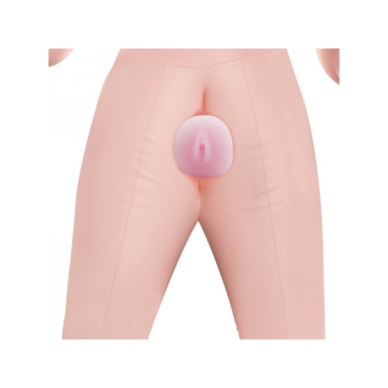 Muñeca Hinchable Con Masturbador y Vibración Wild Milk Maid