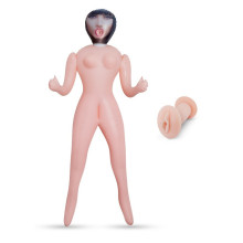 Muñeca Hinchable Marie La Criada + Masturbador Extraíble