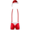 Navidad Disfraz De Obsessive Mr Claus Set