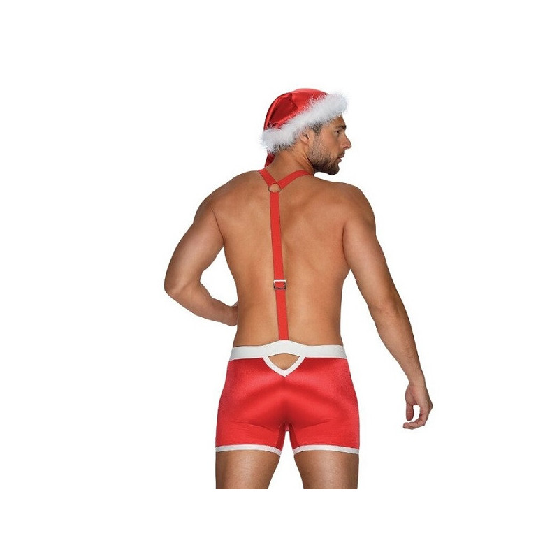 Navidad Disfraz De Obsessive Mr Claus Set