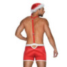 Navidad Disfraz De Obsessive Mr Claus Set