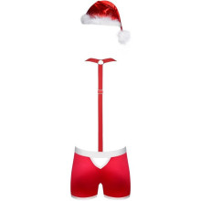 Navidad Disfraz De Obsessive Mr Claus Set