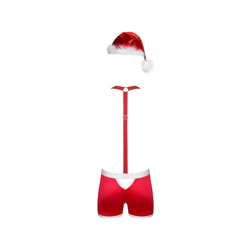 Navidad Disfraz De Obsessive Mr Claus Set