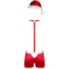 Navidad Disfraz De Obsessive Mr Claus Set