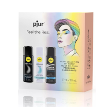 Pack 3 Lubricantes Pjur Pride Premium Feel The Real 3 x 30 ml