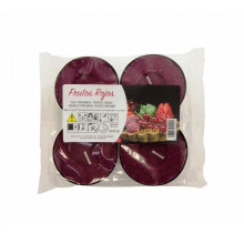 Pack 4 Maxi Tealights Frutos Rojos