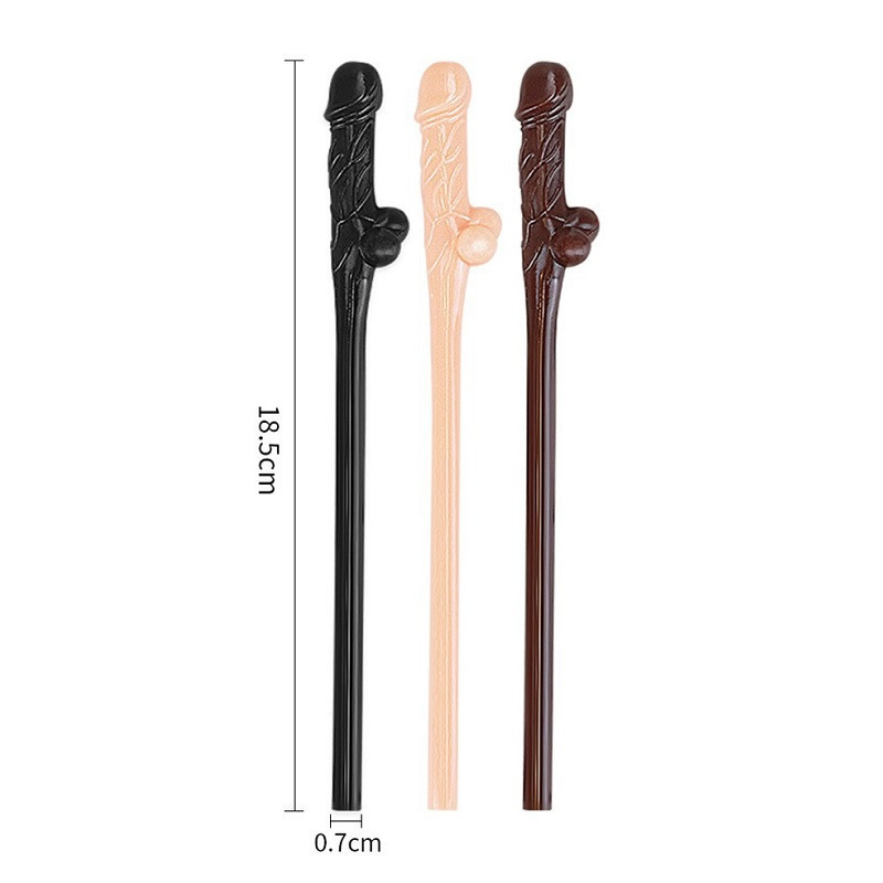 Pack 9 Pajitas Lovetoy Pene Colores