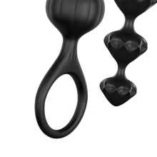 Pack Satisfyer Love Balls Silicone Black