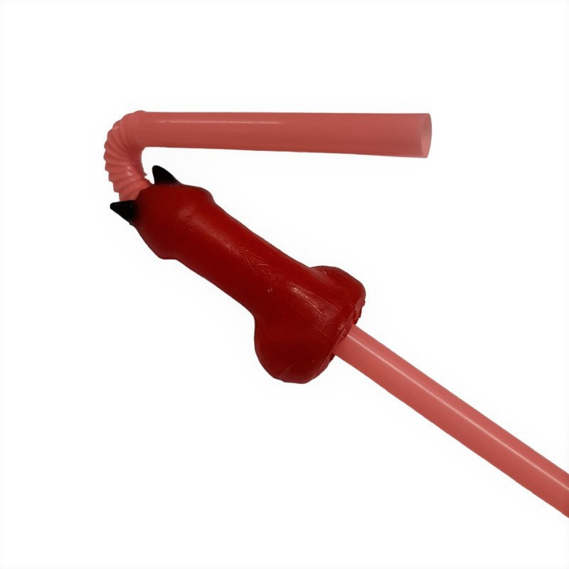 Pajita Pene Diablillo Larga