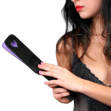 Pala Cuero Corazón Secret Play Morada