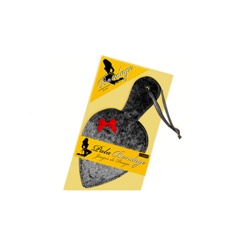 Pala Pequeña Lazo Bondage Negra